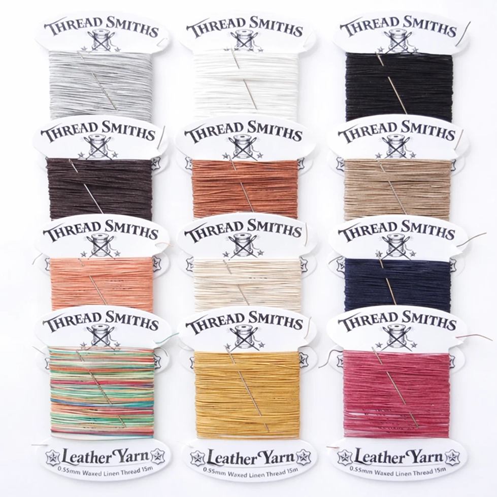 Share
0.55mm Waxed Linen Flax Fine Thread 15m  + Needle & Threader Leathercraft