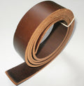 3.5mm Thick Italian Brown Veg Tan Leather Belt Straps Blanks