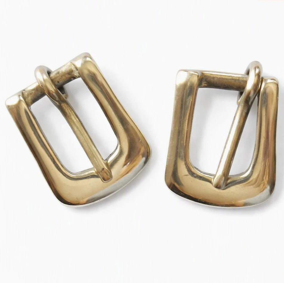 Small 12mm - 1/2" Solid Brass Buckles