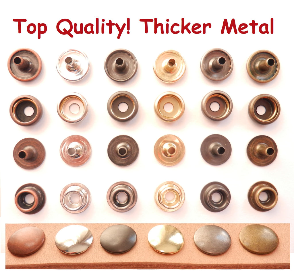 15mm Cap Press Studs / Snap Buttons