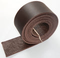 2mm Thick Veg Tan Quality Belgian Leather Belt Straps - Blanks 140cm + Long
