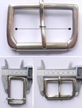 Solid Cast Brass Single Roller Napa Buckle 5 Sizes 2" - 1" inch