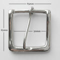West End Buckle Solid Brass Belt Buckle Nickel Plated 50mm - 2" Inch