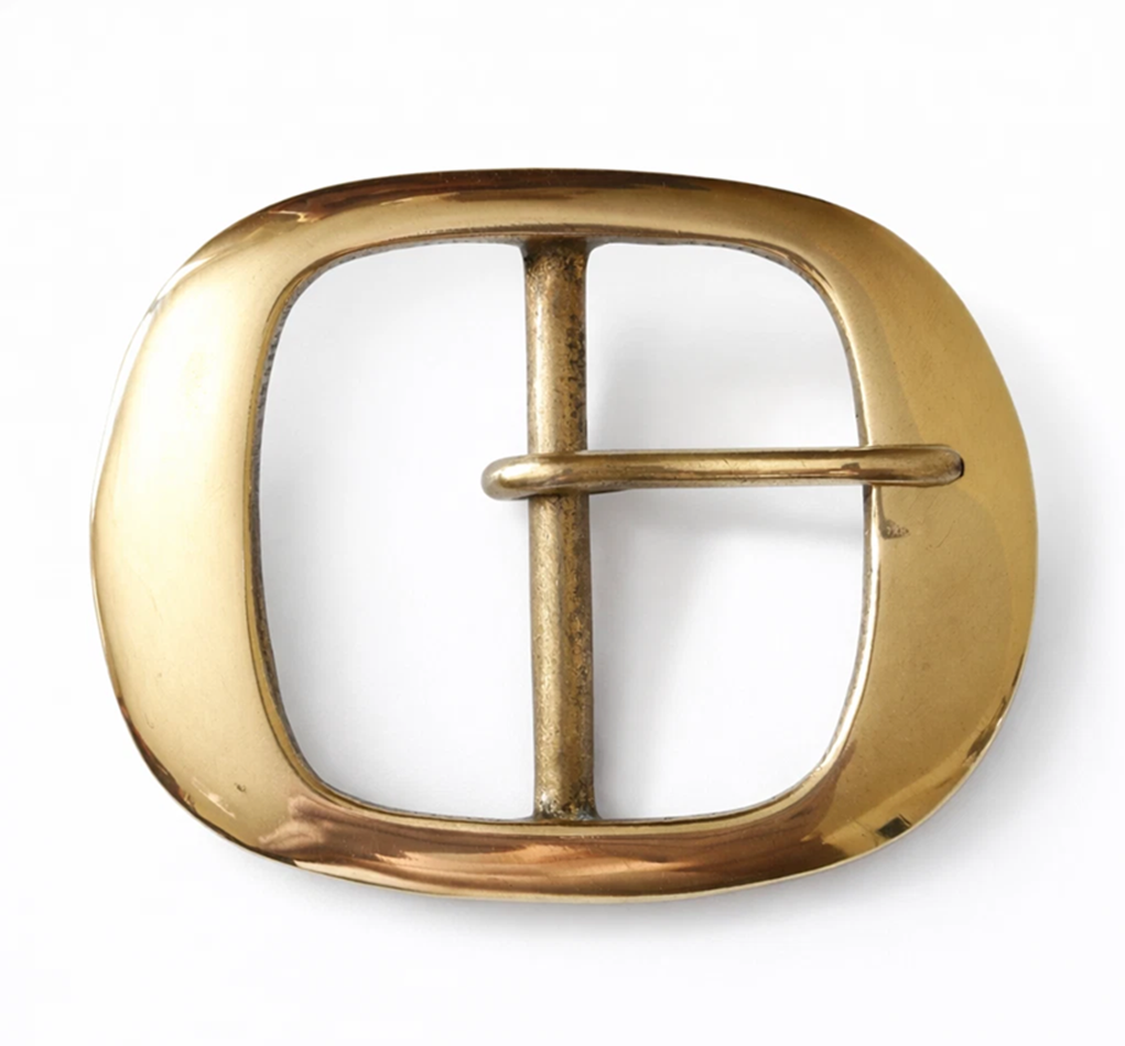 Share
2" Inch - 50mm Solid Cast Brass Belt Buckle Oval Full Buckle