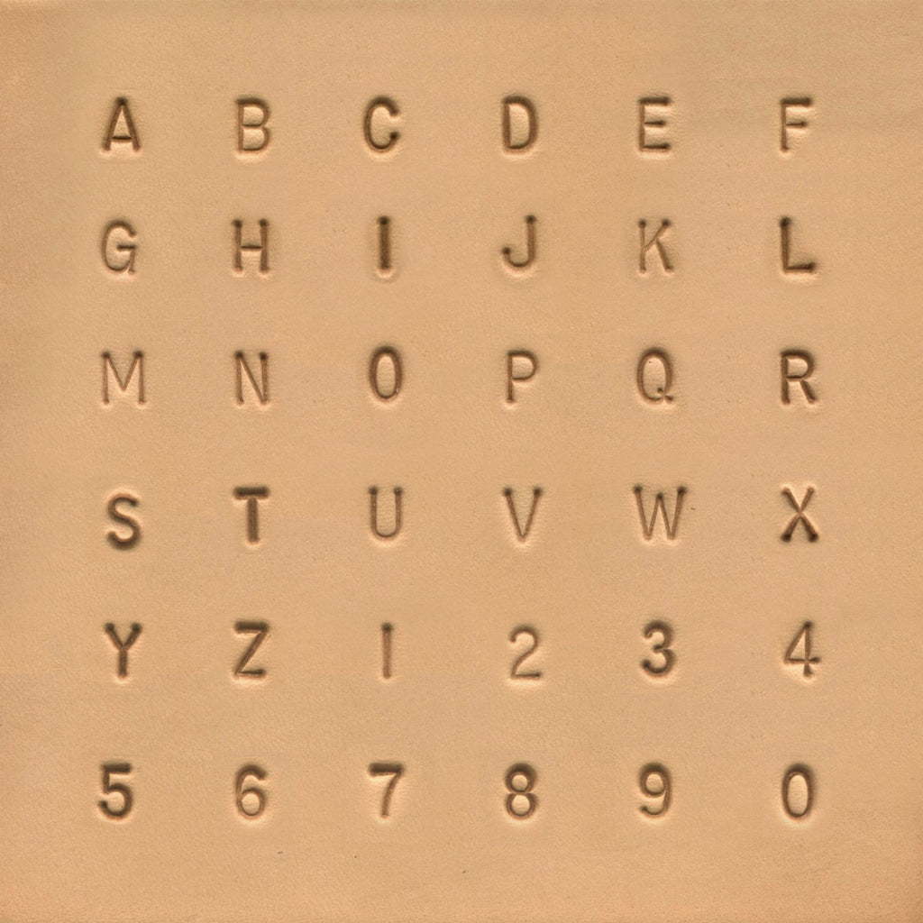 Ivan Alphabet & Number Embossing Set 1/4 Inch - 6.5mm