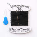 Flax 0.5mm Waxed Linen Thread 15 Metres Needle & Threader Leather Sewing Craft
