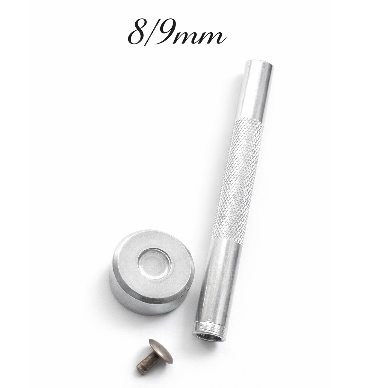 Double Cap Rivet Fixing Tool For Leather 8/9mm