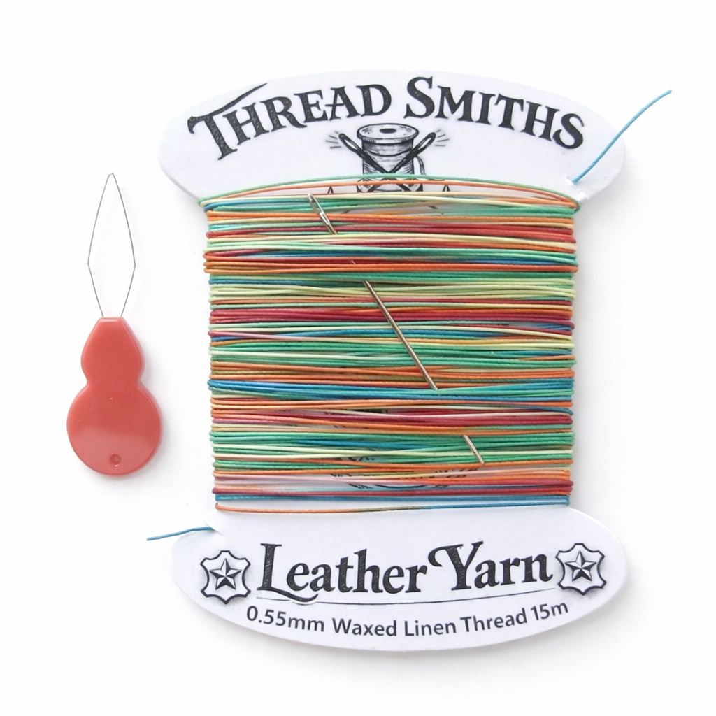 Share
0.55mm Waxed Linen Flax Fine Thread 15m Multi Colour