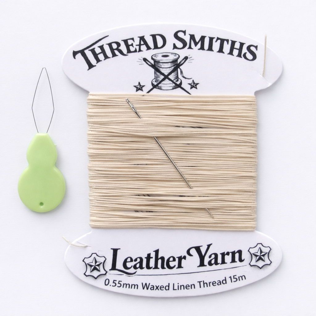 Share
0.55mm Waxed Linen Flax Fine Thread 15m Beige