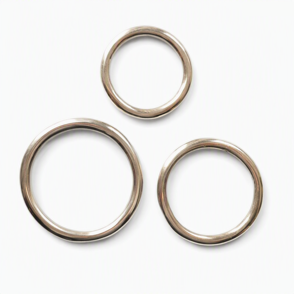 Solid Brass O Rings Round Circle Loops