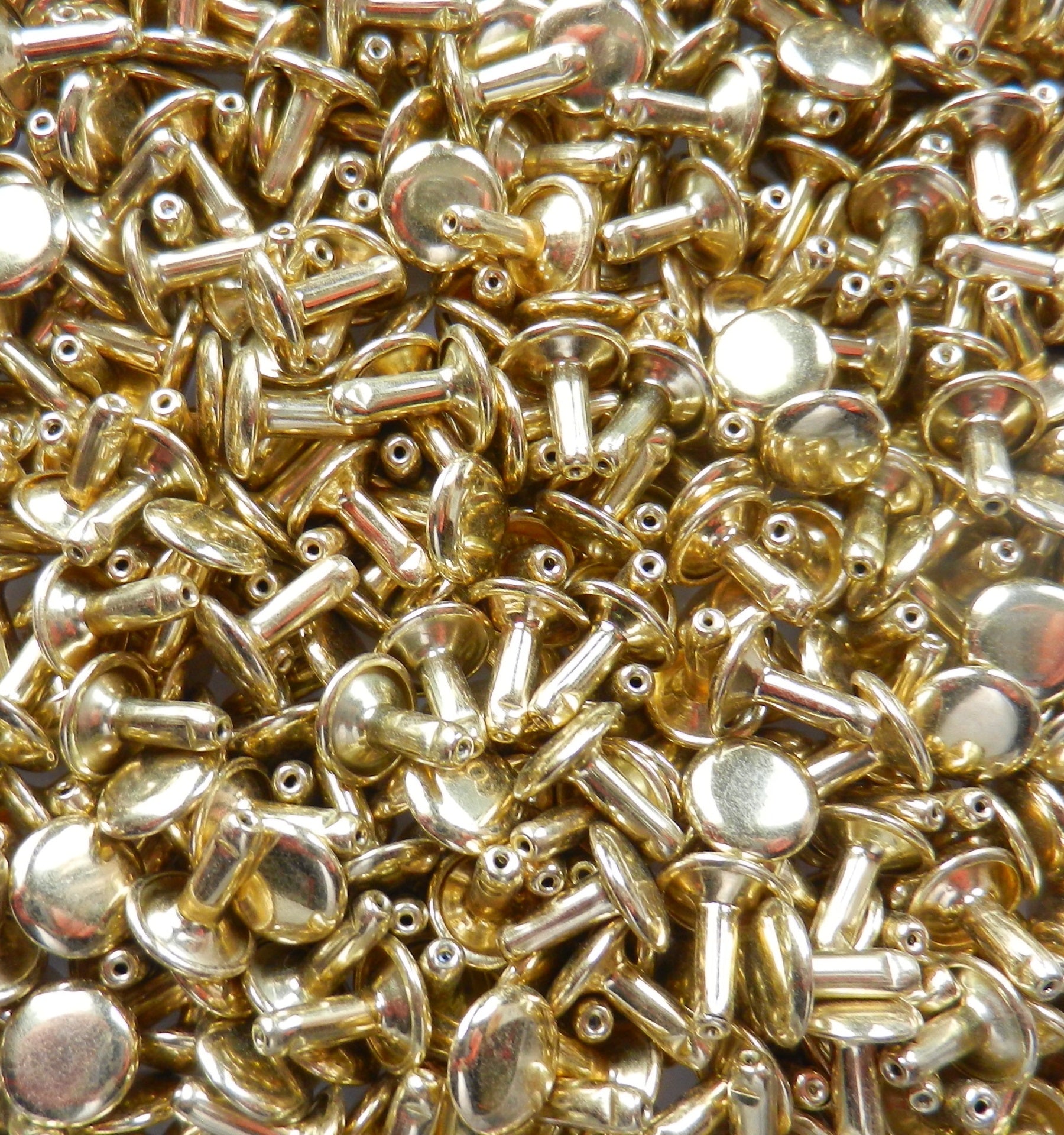 Double Cap Leather Rivets