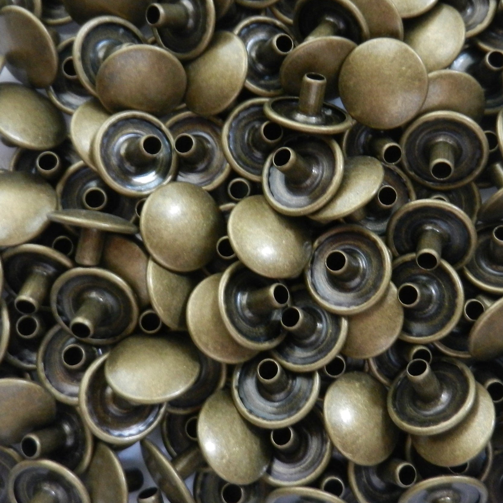 Professional Heavy Duty 12.5mm Cap Press Studs / Snap Buttons Longer Stems