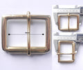 Solid Cast Brass Single Roller Napa Buckle 5 Sizes 2" - 1" inch