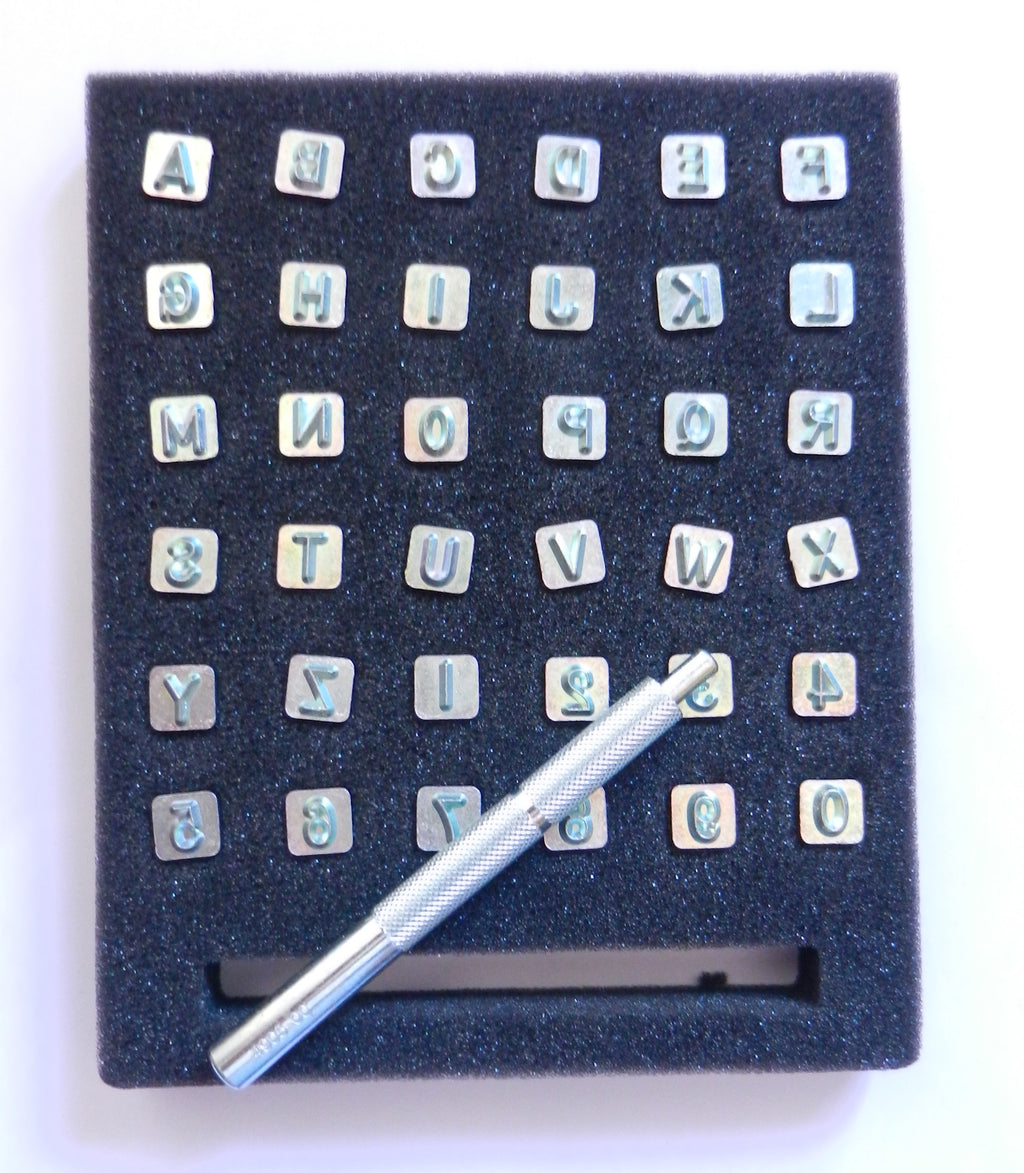 Ivan Alphabet & Number Embossing Set 1/4 Inch - 6.5mm