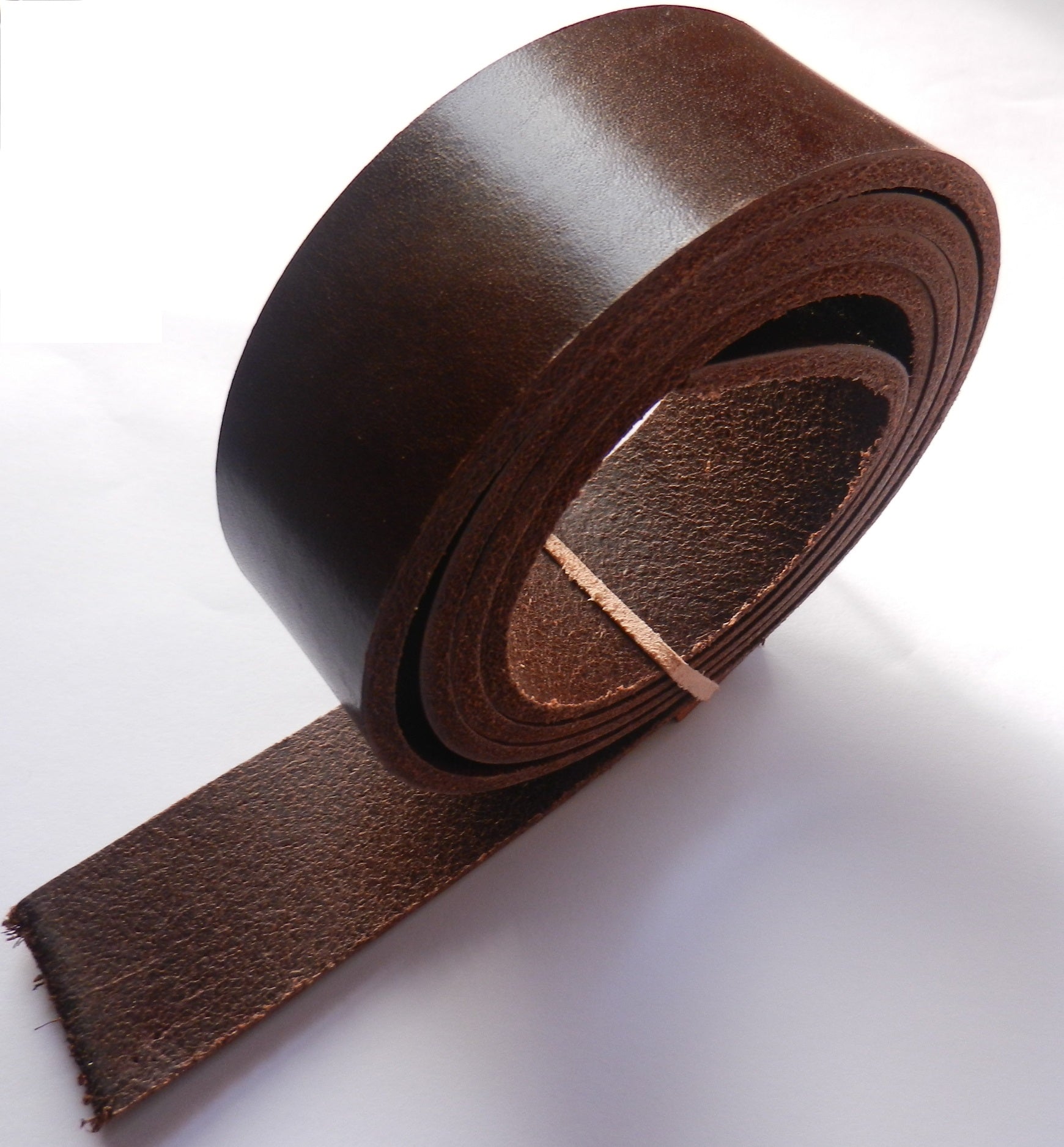 3.5mm Thick Buffalo Butt Veg Tan Leather Belt Straps 132cm - 52" Inches Long