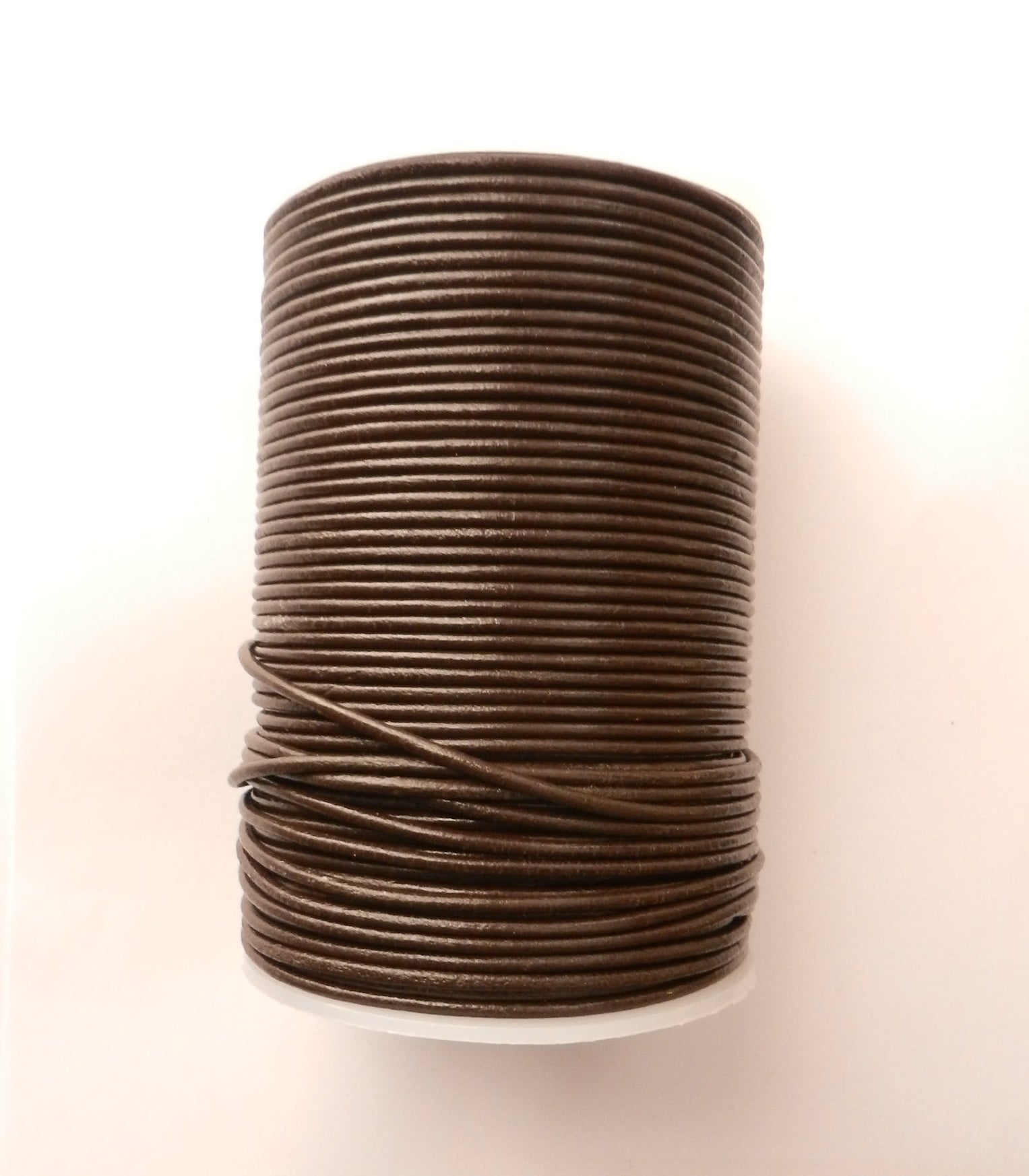 2mm Thick Cowhide Braided Round Leather Cord
