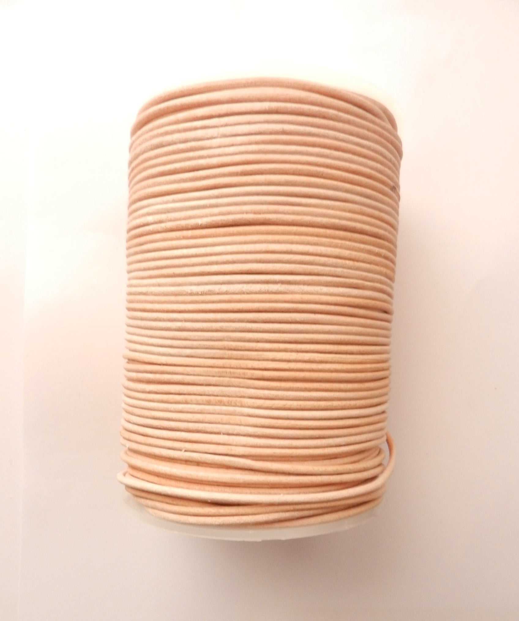 2mm Thick Cowhide Braided Round Leather Cord