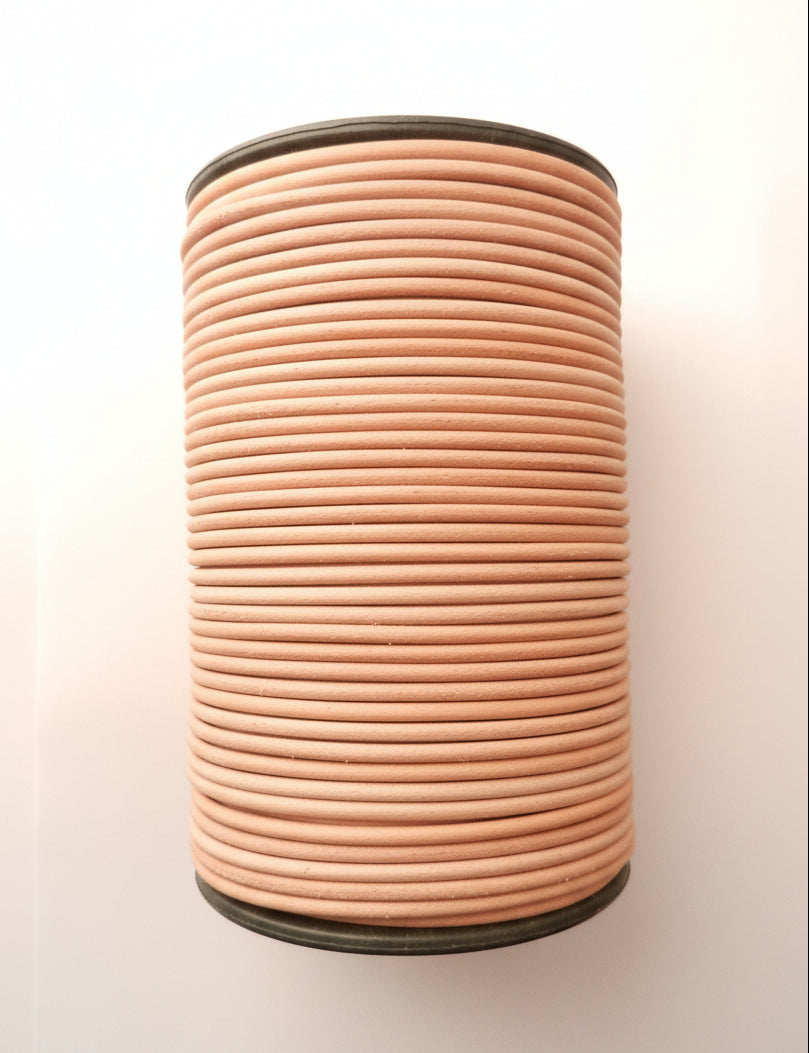 2.5mm Thick Cowhide Round Leather Cord