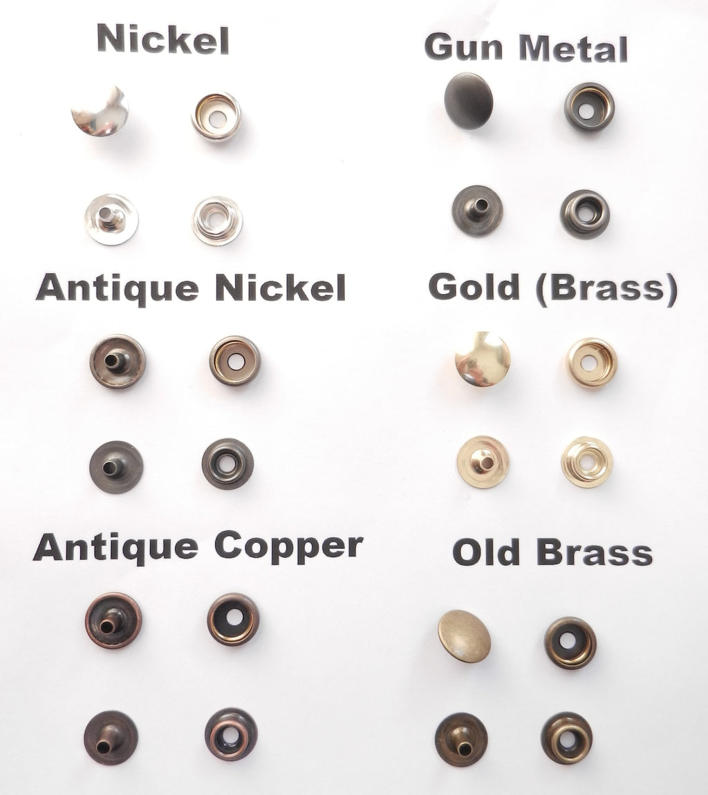 15mm Cap Press Studs / Snap Buttons