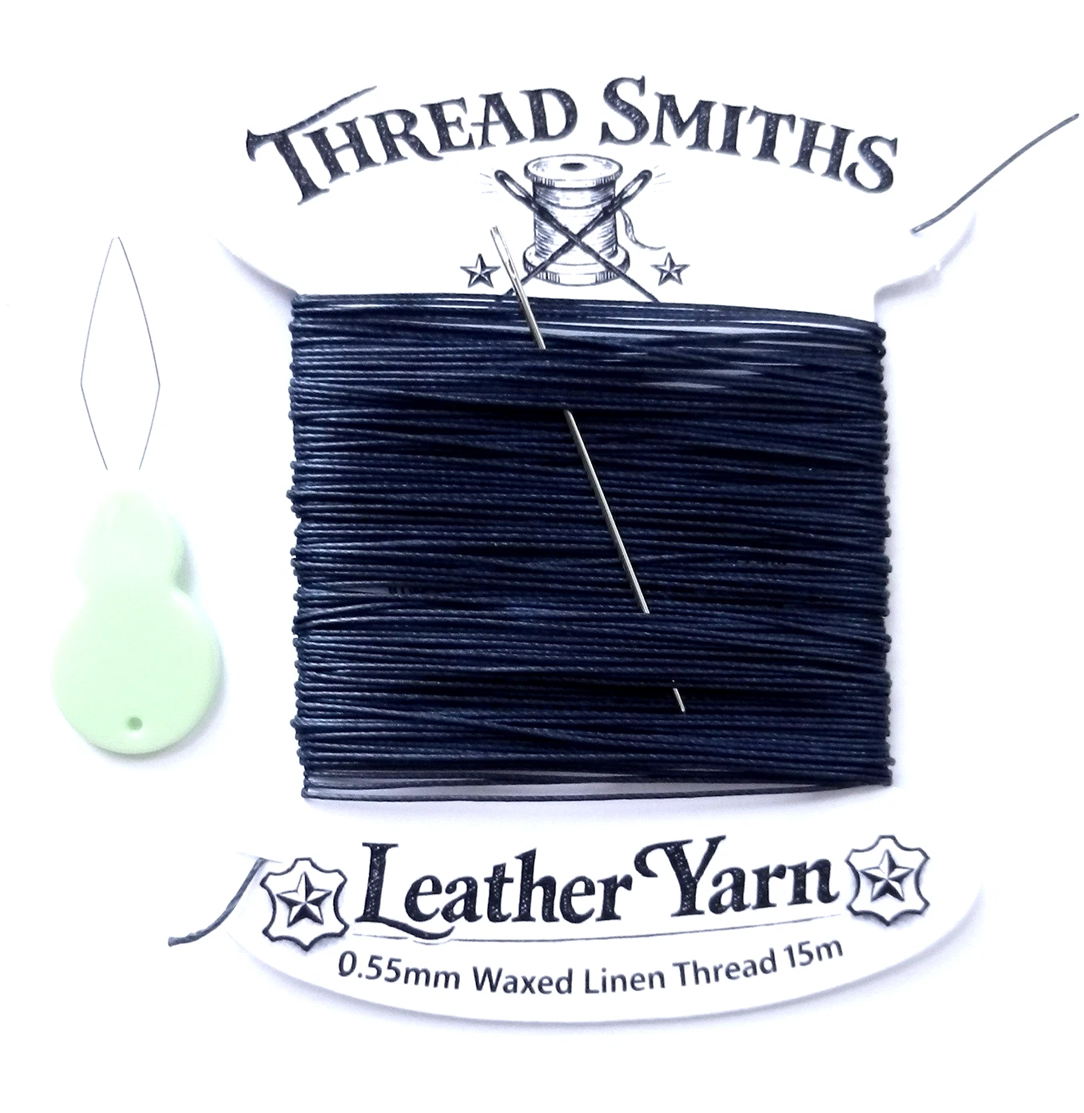 Share
0.55mm Waxed Linen Flax Fine Thread 15m Blue