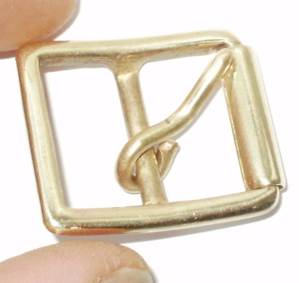 Brass Full Roller Military Style Belt Buckle 7 Sizes 