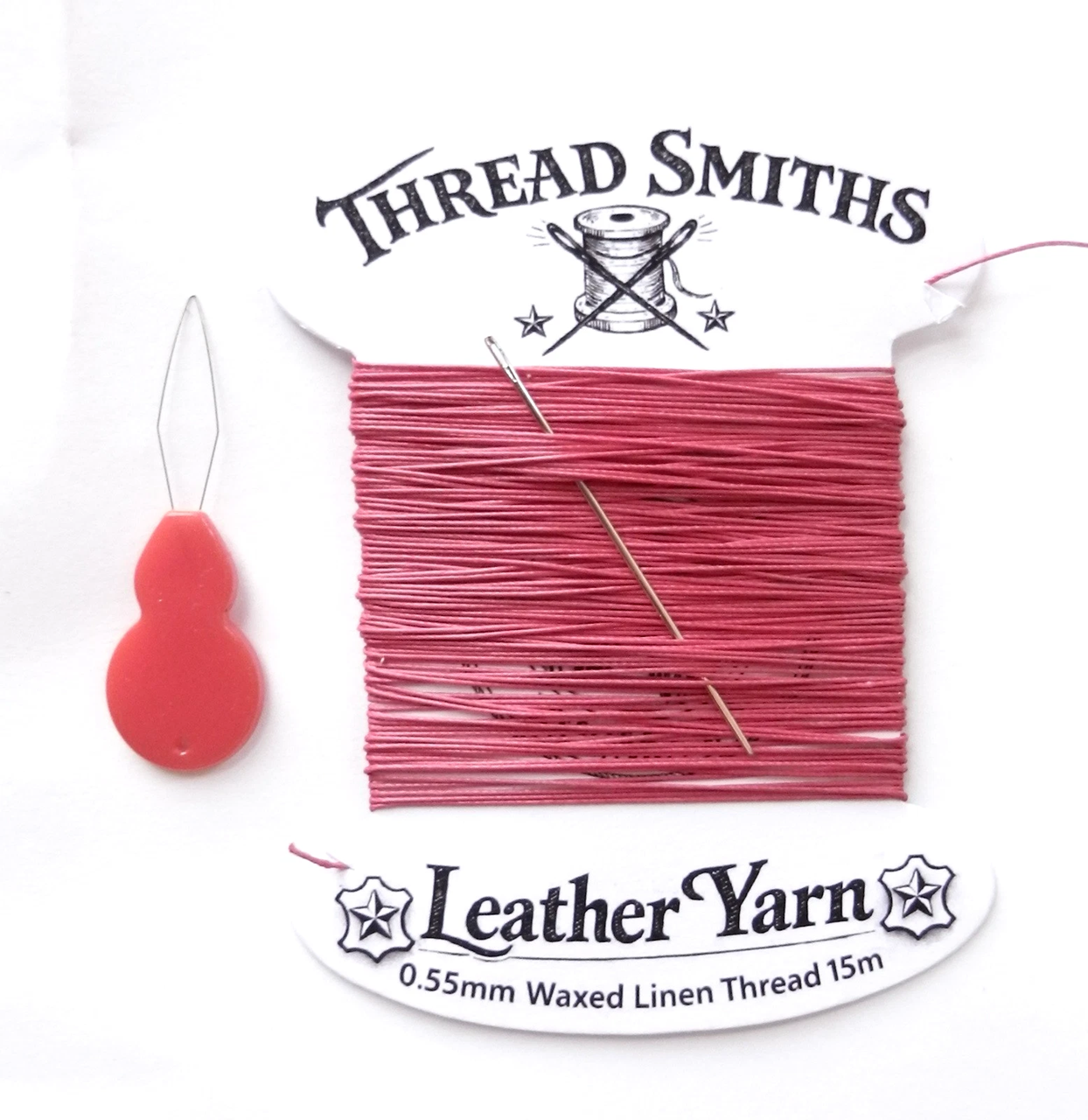 Share
0.55mm Waxed Linen Flax Fine Thread 15m Red