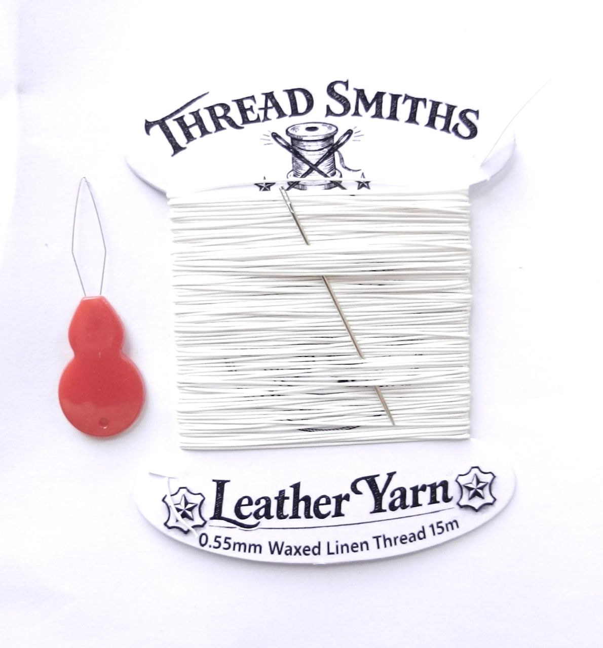 Share
0.55mm Waxed Linen Flax Fine Thread 15m White