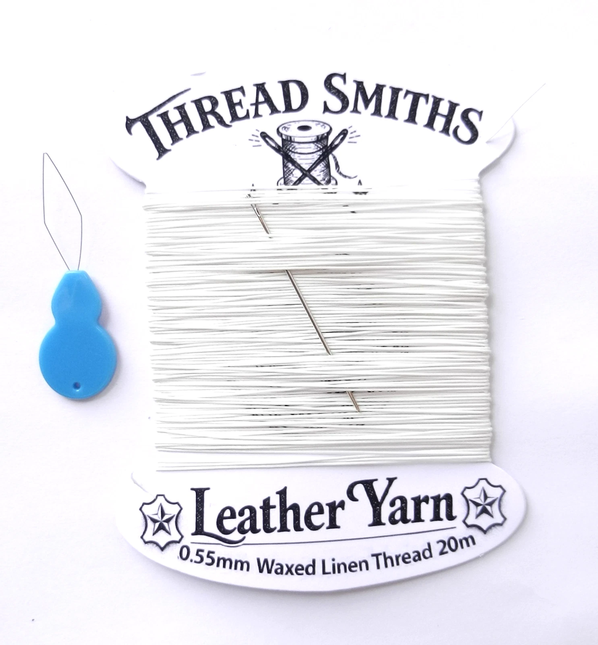 Share
0.55mm Waxed Linen Flax Fine Thread 20m White